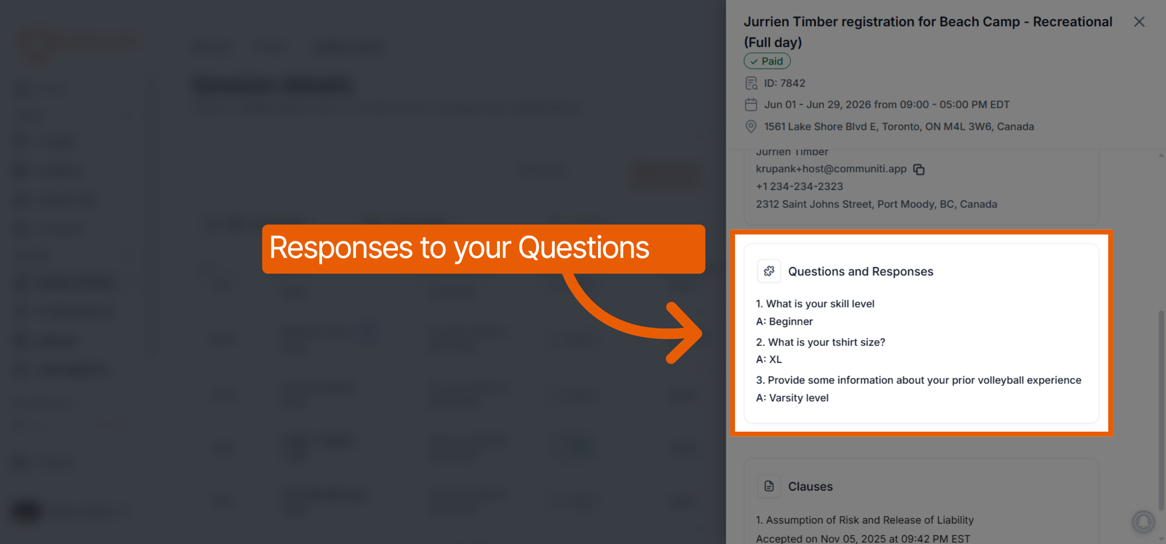 Review Questions and Responses