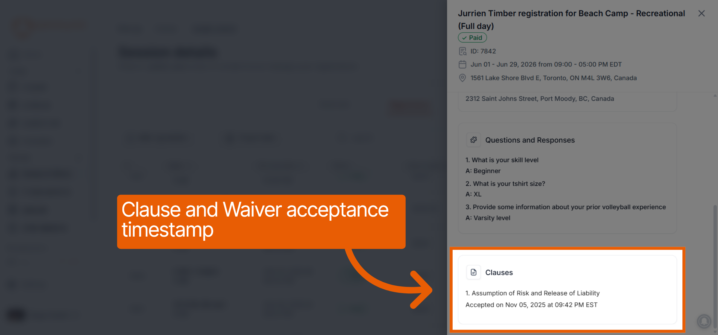 Check Clauses Acceptance