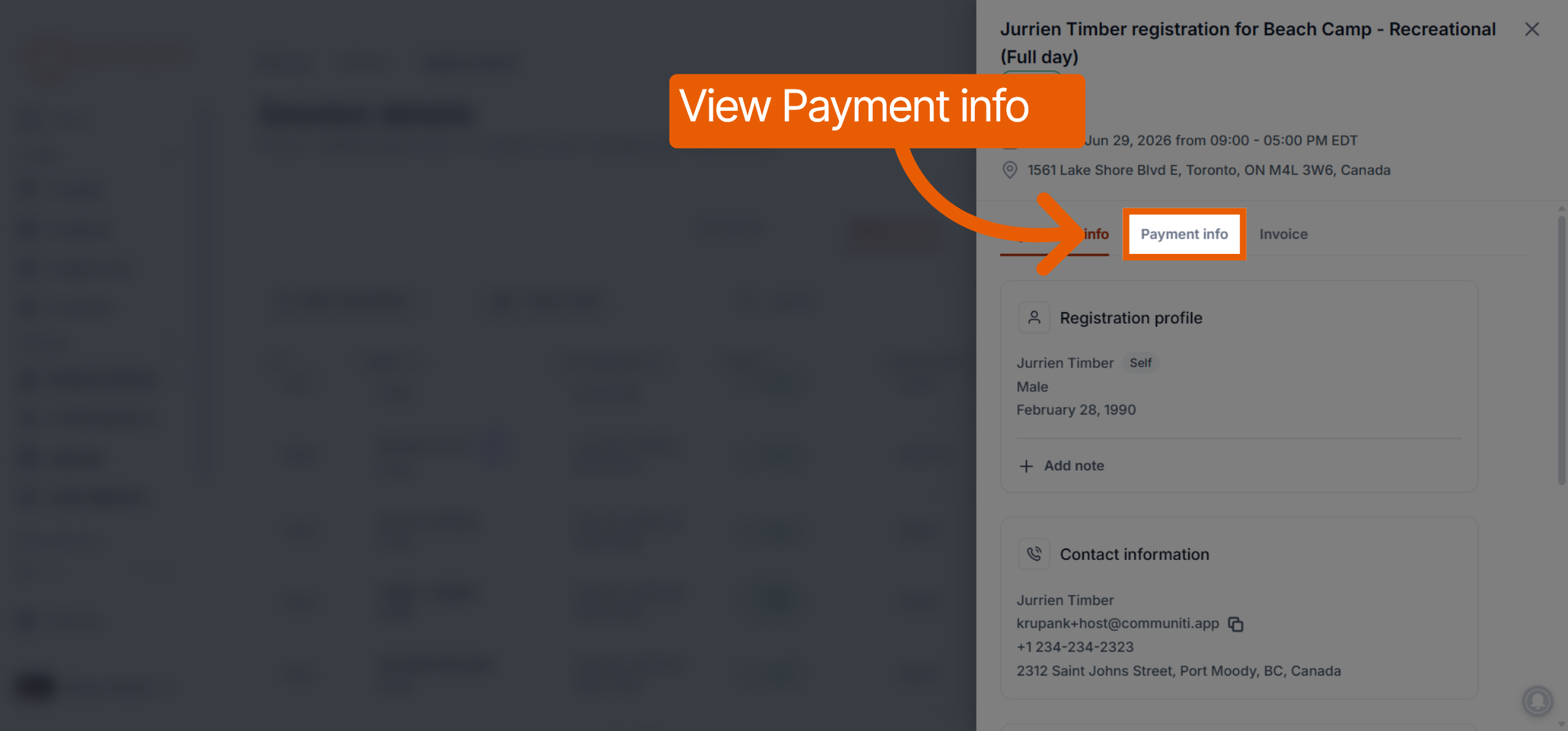 Open Payment Information