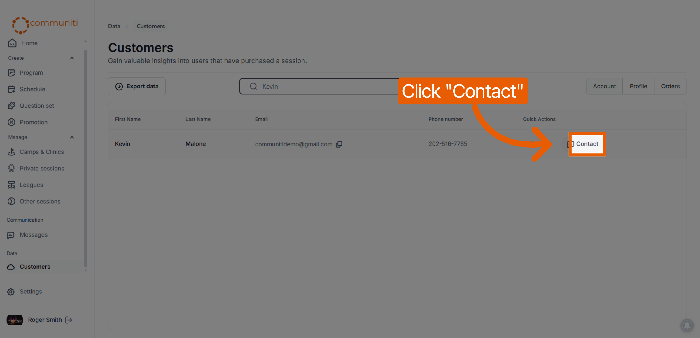 Initiate Contact