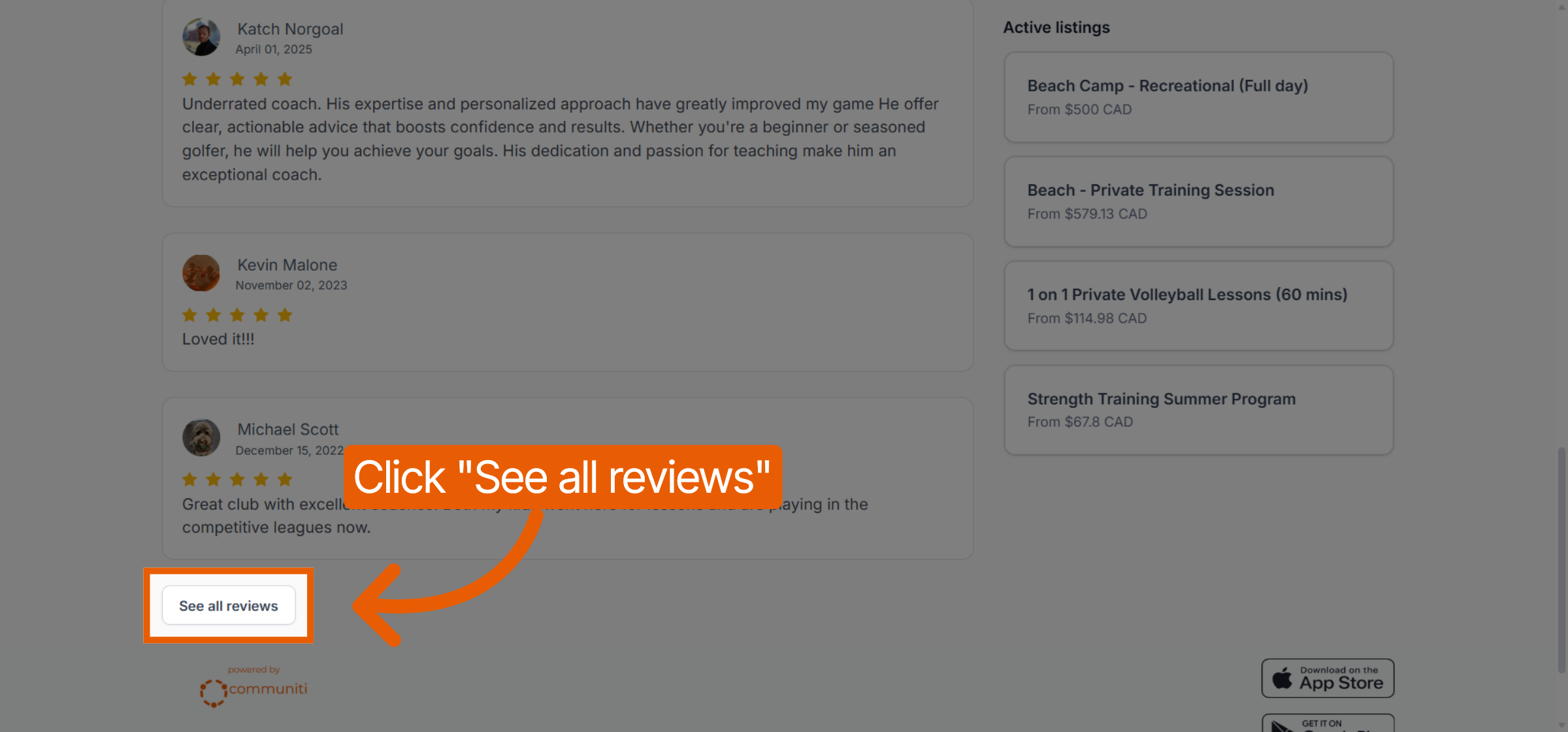 Access All Reviews