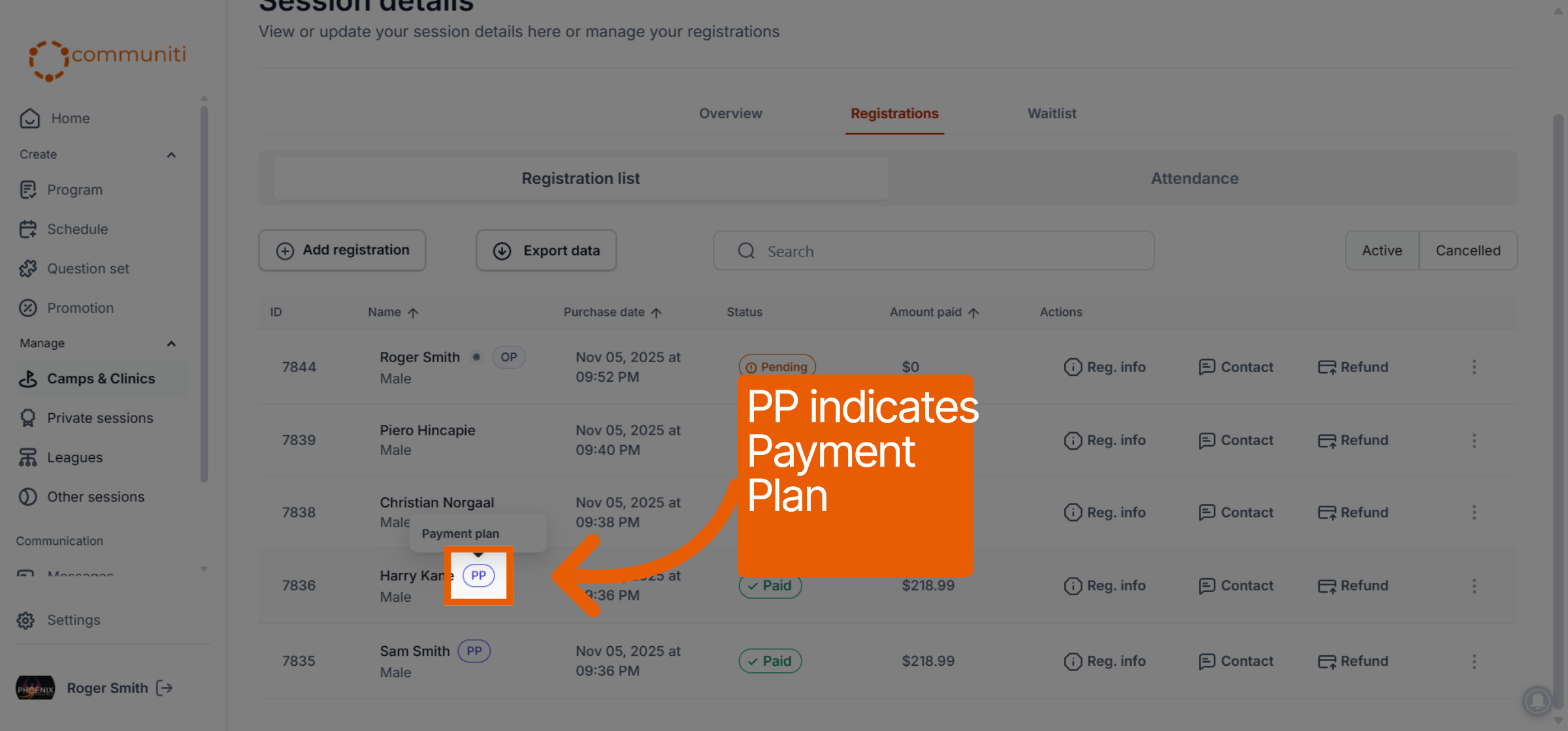 Access Payment Plans